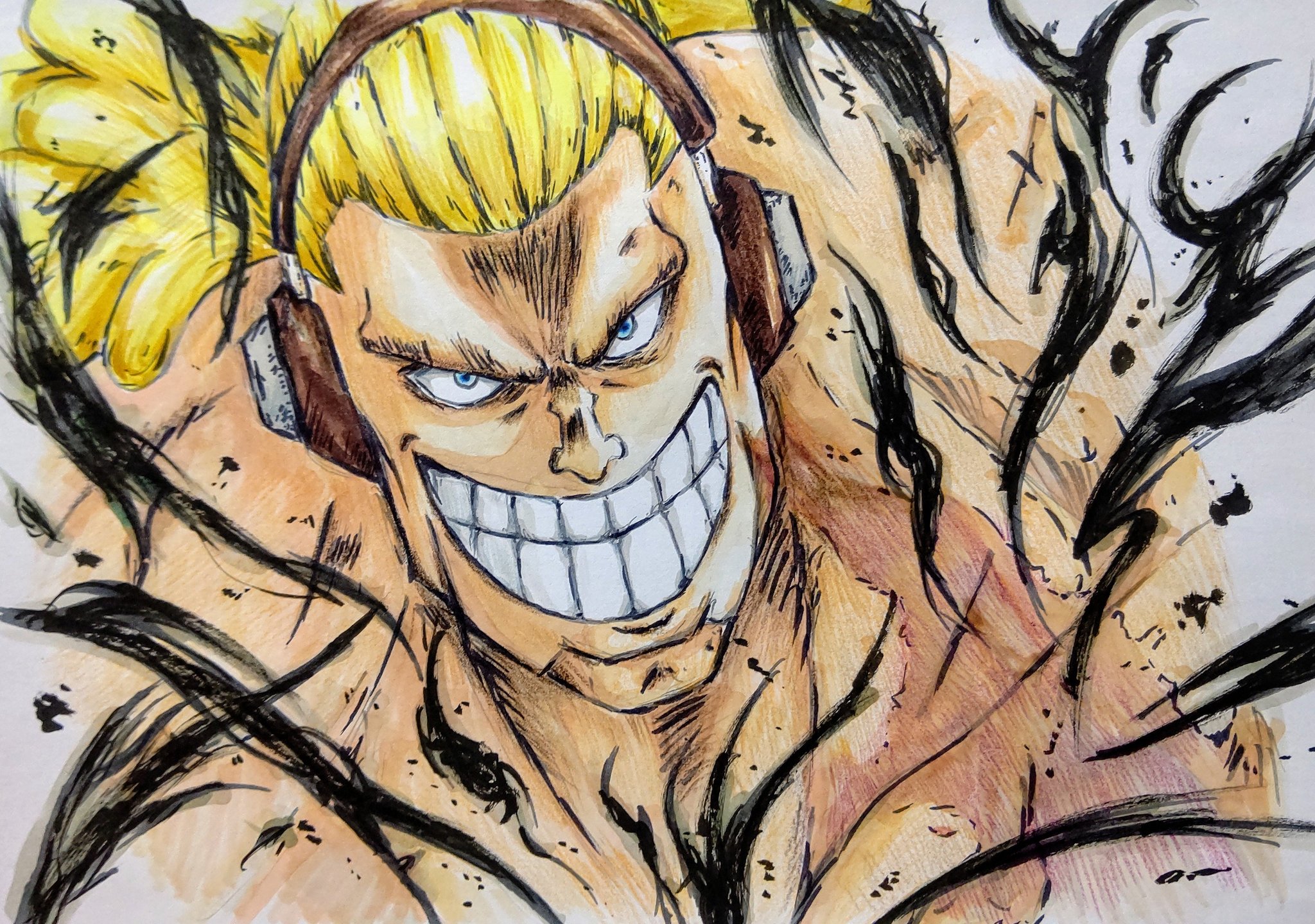 Twitter 上的 Hrp ダグラス バレット描いてみました ゴツいパワフルなおっさん大好きです Onepiece ワンピース ダグラス バレット イラスト T Co Bn49xbkssm Twitter
