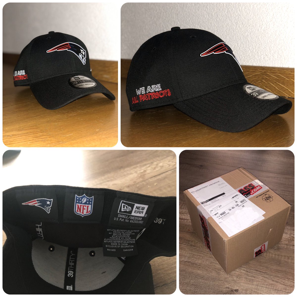 Fritschi1976's tweet photo. Ich hab mir eine kleine Freude gemacht in diesen schweren Zeiten! 

Die neuen Draft Cap‘s sind von jedem Team jetzt bei @taasscom erhältlich, so kann sich jeder eine Freude machen! 🏈❤️

@patriots @NewEraCap #draft #draftcap #new #neu #merchandise #fan  #weareallpatriots #ranNFL https://t.co/VHbXoCFYUH