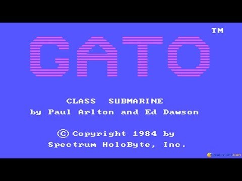 11. GATOVolvemos al mundo del CGA/EGA y sonidos estridentes desde el PC Speaker, con un juego donde controlamos un submarino.Mis padres casi me matan por jugarlo a la hora de la siesta porque cuando suena la alarma del submarino es peor que cuando usabas el modem...