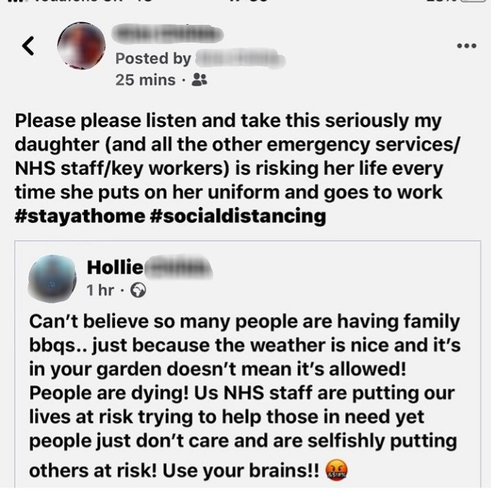 People, please PLEASE read the below Instagram post...and RT #StayHome #StayAtHome #StayHomeSaveLives #FlattenTheCurve #ProtectTheNHS #NHSheroes #coronavirus #Covid_19 #covidー19uk #COVIDIOTS