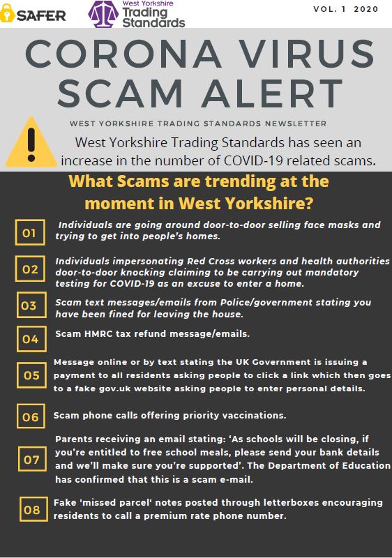 West Yorkshire Trading Standards Newsletter