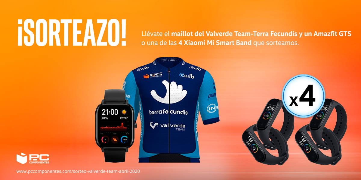 🚨SORTEAZO🚨

🚵‍♂️ ¡Estamos muy orgullosos de patrocinar al equipazo del Valverde Team Terra-Fecundis! Llévate su maillot junto a un Amazfit GTR o una de estas Mi Band 4:

1⃣ RT + sigue a <a href="/pccomponentes/">PcComponentes</a> 
2⃣ Comenta con #EnFormaConPcComponentes diciendo cómo te mantienes en forma.