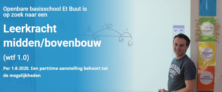 Een mooie vacature op een heel leuke school!
zaanprimair.nl/vacature/leerk…