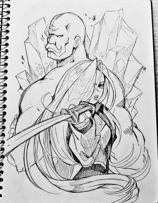 我嚮往的女性的樣子
鋼鍊的女性都好堅強我很喜歡
#FMA #鋼の錬金術師 