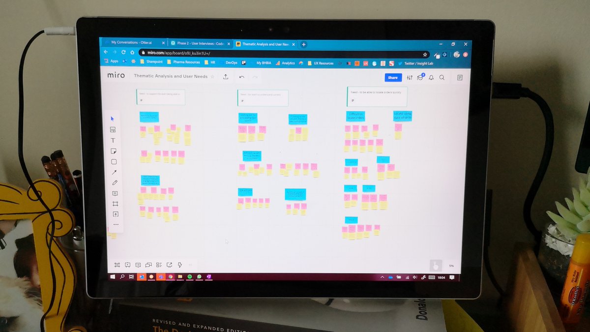 TheInsightLab's tweet image. A great two weeks of running remote user interviews and analysis. Lots of great insights to move forward with! #userresearch #workingfromhome