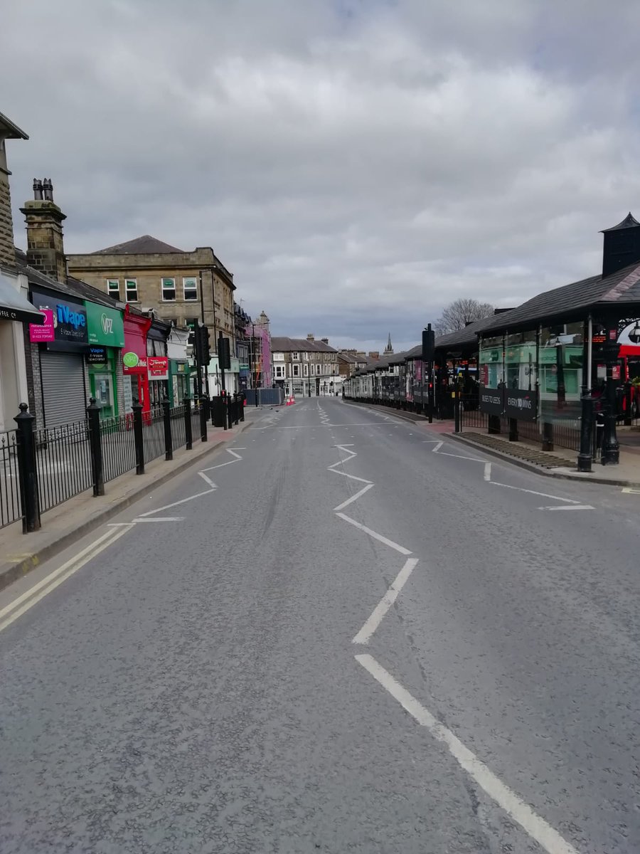 CESschools's tweet photo. After 2 weeks in isolation, Duncan, the #CESHarrogate Principal went for his once a day exercise and found a very empty town. Recognise any of these quiet looking places? Hopefully will be back to normal soon! ✨🌍🏃🏻‍♂️👍🏼
#cesschools #ces #stayhome #learnenglish #studyabroad https://t.co/7RkIzdjduj