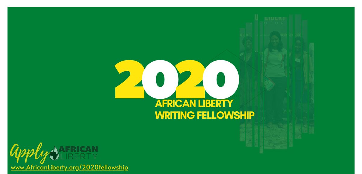 habdulsamod's tweet photo. Join the @AfricanLiberty Writing Fellowship for 2020.

You will get:
1. Trained by international editors
2. To work with think-tanks in the USA
3. Bylines in international media
4. Monthly stipends

Apply now: https://t.co/dL8V2Lgavz

#ALWF #AfricanLiberty https://t.co/O35qJ3p0yh