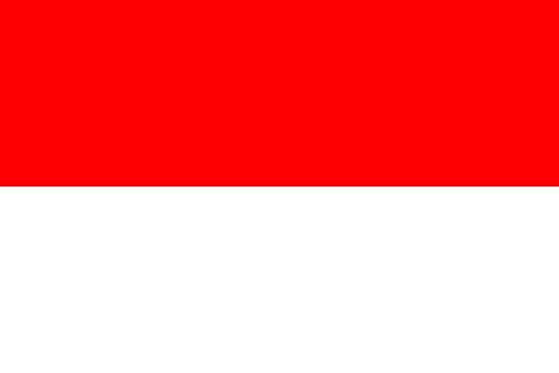 Indonesia. 4/10. A boring flag is one thing when associated with a dull country, but the Indonesian people deserve better. Adopted in 1947 following independence from the Dutch. Red symbolises courage, white stands for purity. Illegal to use this flag in commercials.