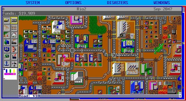 20. Sim CityEl primero de la saga Sim* sale en 1989. Y yo lo juego en mi 286 con monitor B/N.También sería el primer juego del género "gestión" que jugase y haría que se convirtiese en uno de mis géneros favoritosBonus: Lo volví a comprar hace poco para SNES aquí en Tokyo