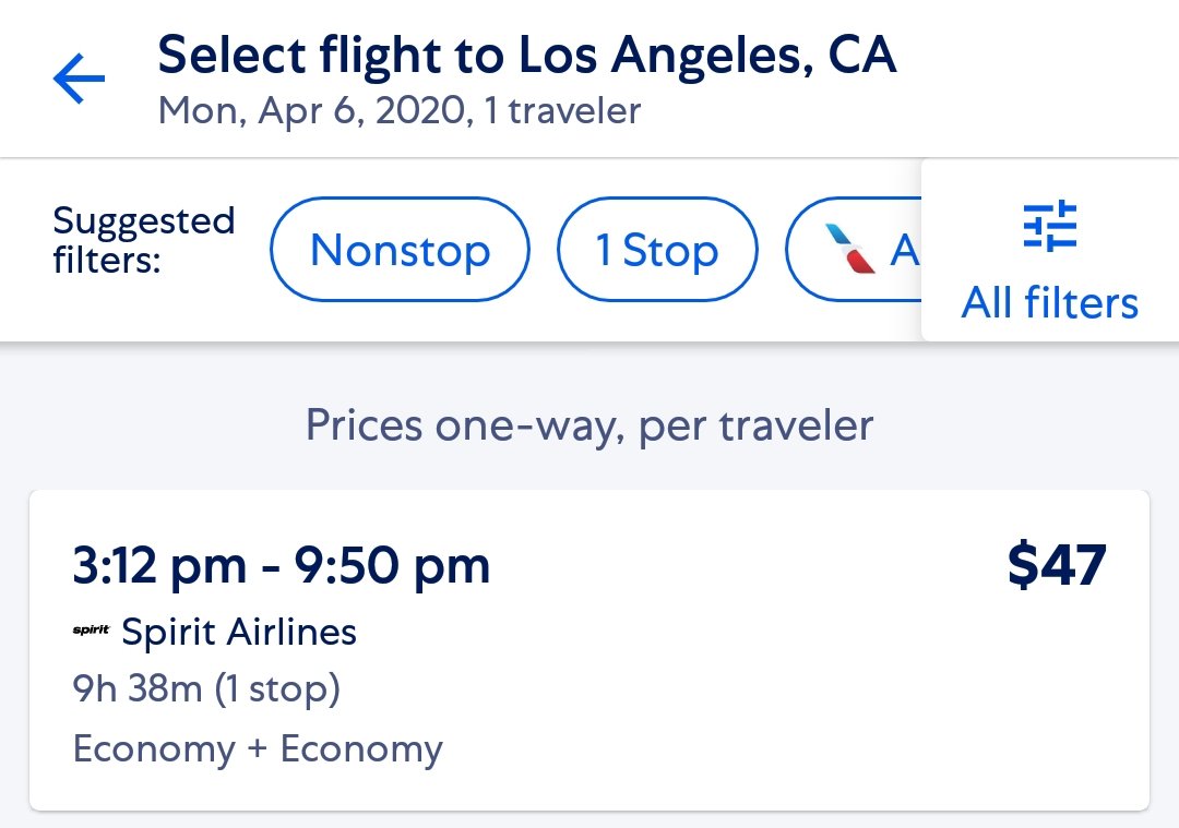 Fuck it, fly to LA today for less than $50