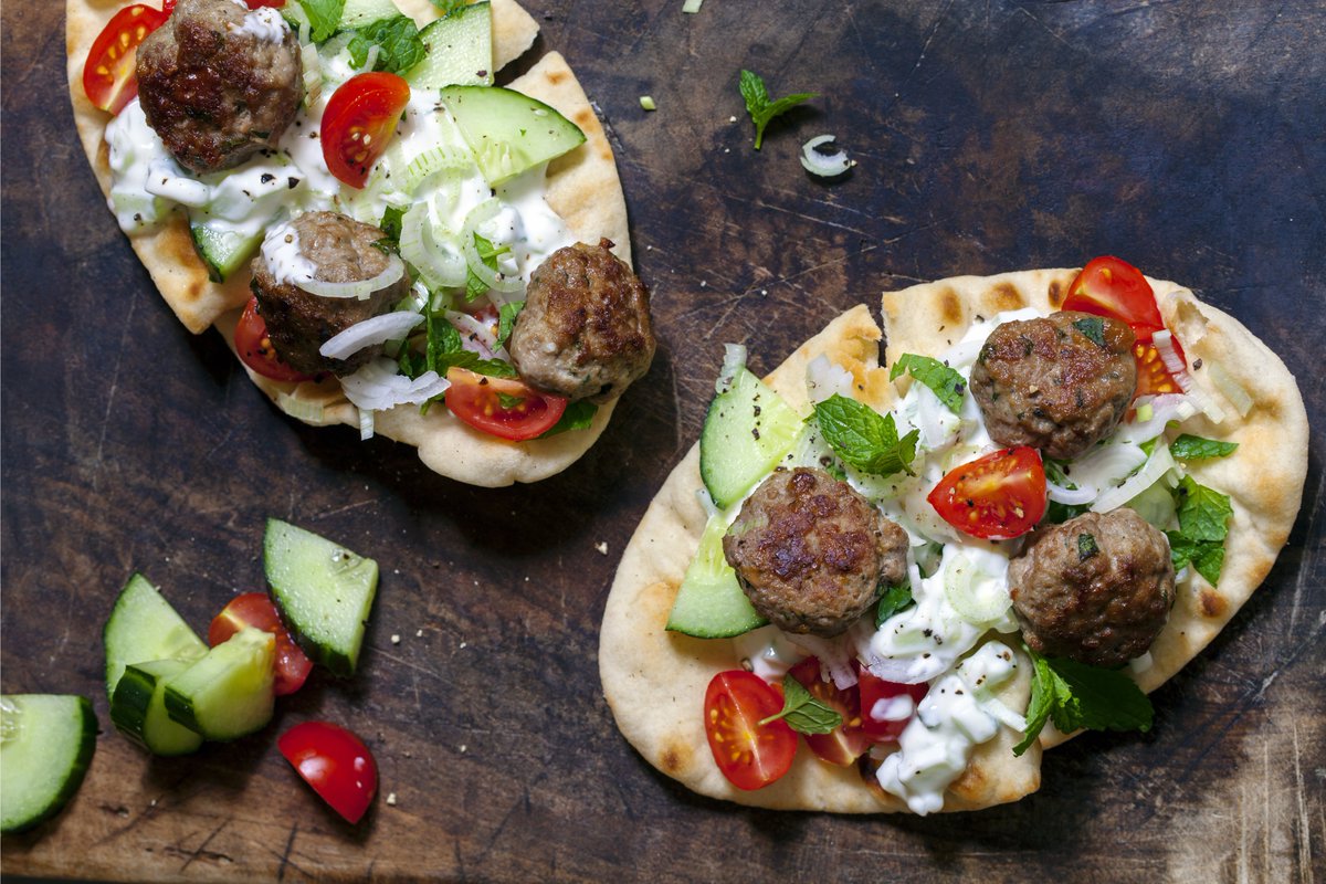 haloodies's tweet photo. It doesn't always have to be pasta with our halal lamb kofta meatballs! Try something a little different, a delicious flat bread with our meatballs! Available @ocadouk
#haloodies #halalfoodies #halalfoodie #halalfood #halal #food #halallamb #halalmeatballs #meatballs #lamb https://t.co/IGzTyF0Ncb