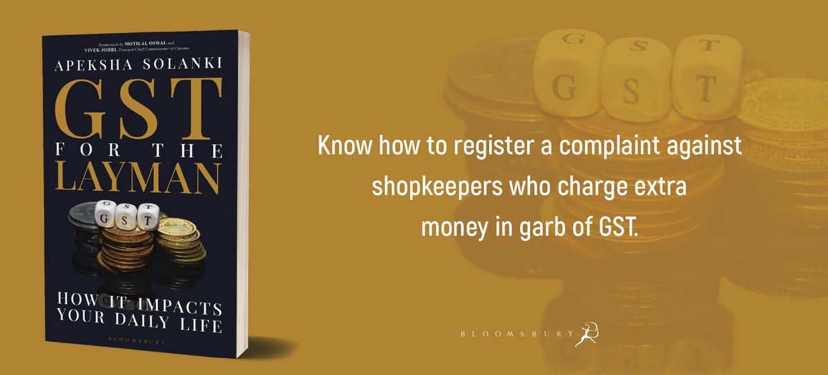BloomsburyIndia's tweet photo. Do you know that GST is not supposed to be paid on discounts applied to the MRPs of products? Know your rights and how to fight for it in #GSTForTheLayman https://t.co/8juMTipKPO