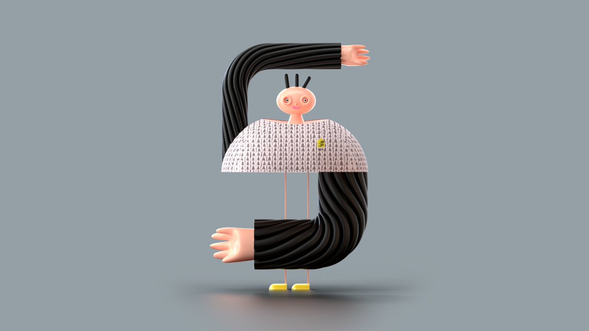 Number 5 for 
@36daysoftype

#36daysoftype_05 #36daysoftype #36daysoftype07 #36days_fontself #36days_adobe #colorstudio #3dcharacter #3dmodeling #3drendering #animation #typography #letter #36days_05 #typography #characterdesign #number #c4d 

more here:
lnkd.in/gX36a_x