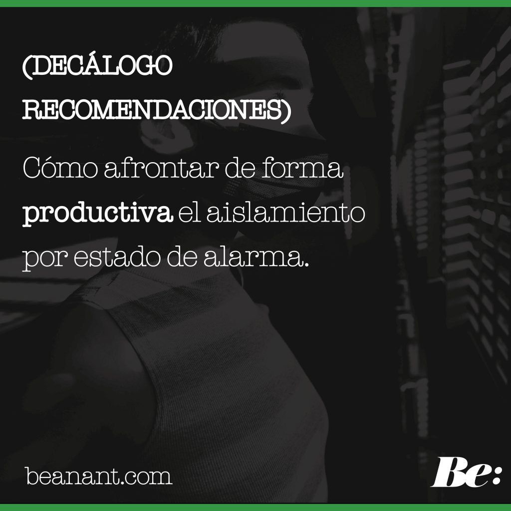 🚀 Cómo afrontar de forma productiva la cuarentena por el #COVID19
👉 Consejos de <a href="/Be_an_ant/">Beanant</a> ▶ buff.ly/2xRz8Ng