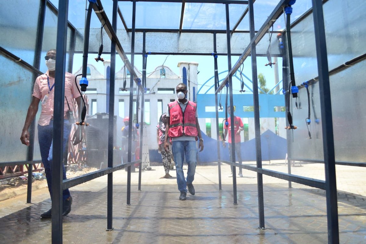 Mombasa is really moving ahead of everyone. Automated spray booths installed for Likoni ferry users.

You walk in, sensors activated and walk out disinfected. A project of Joho and Shabhal.