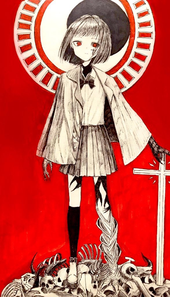 悪魔狩り 創作 イラスト さきいかのイラスト