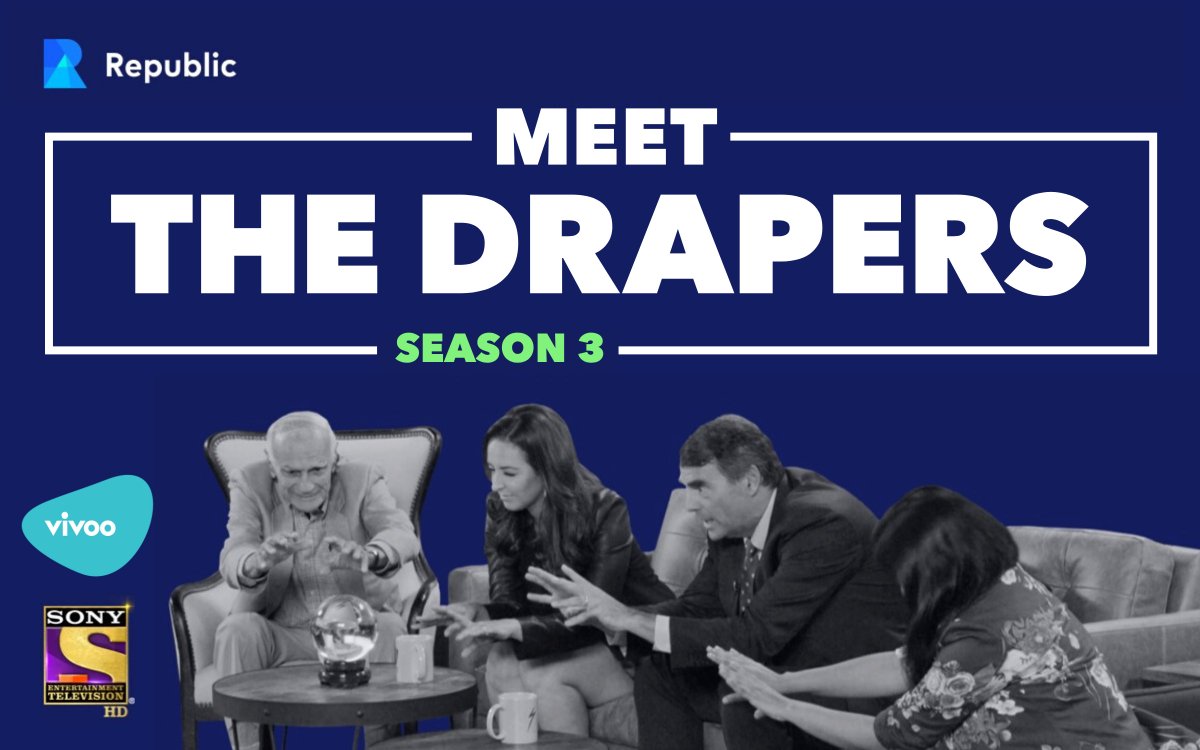 VivooApp's tweet photo. 🎉Save the date! We’ll be on the @MeettheDrapers TV Show on April 11 on @SonyTVUSA at 3:30 PM PT/ 6:30 PN ET❗#MTD
#MeettheDrapers #SonyTv #Republic #startup #MTD3 https://t.co/5n72TxizGn