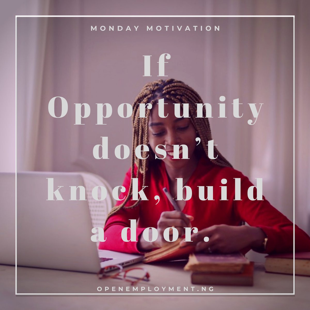 OpenEmployment's tweet photo. Another beautiful week to do great things💪💪 https://t.co/DlSTxAMOeC