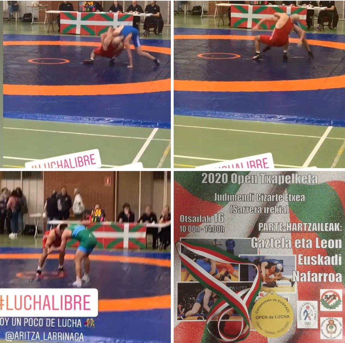 Campeón de Euskadi de Lucha libre olímpica Senior 🤼🥇