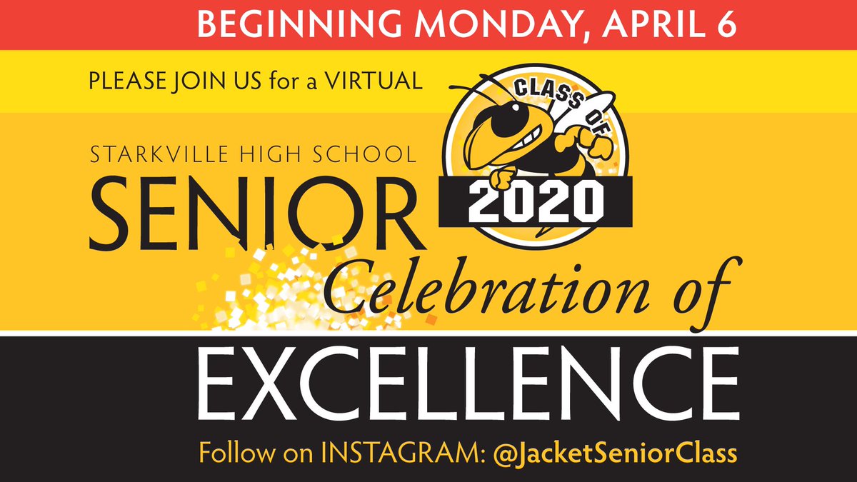 edpeasant's tweet image. We’re proud of our students, &amp;amp; we love celebrating them! The SHS Class of 2020 is filled with passion, purpose &amp;amp; potential, &amp;amp; I hope you’ll join me in sharing your well-wishes during the virtual Senior Celebration of Excellence beginning today at @StarkvilleSD #JacketJumpstart
