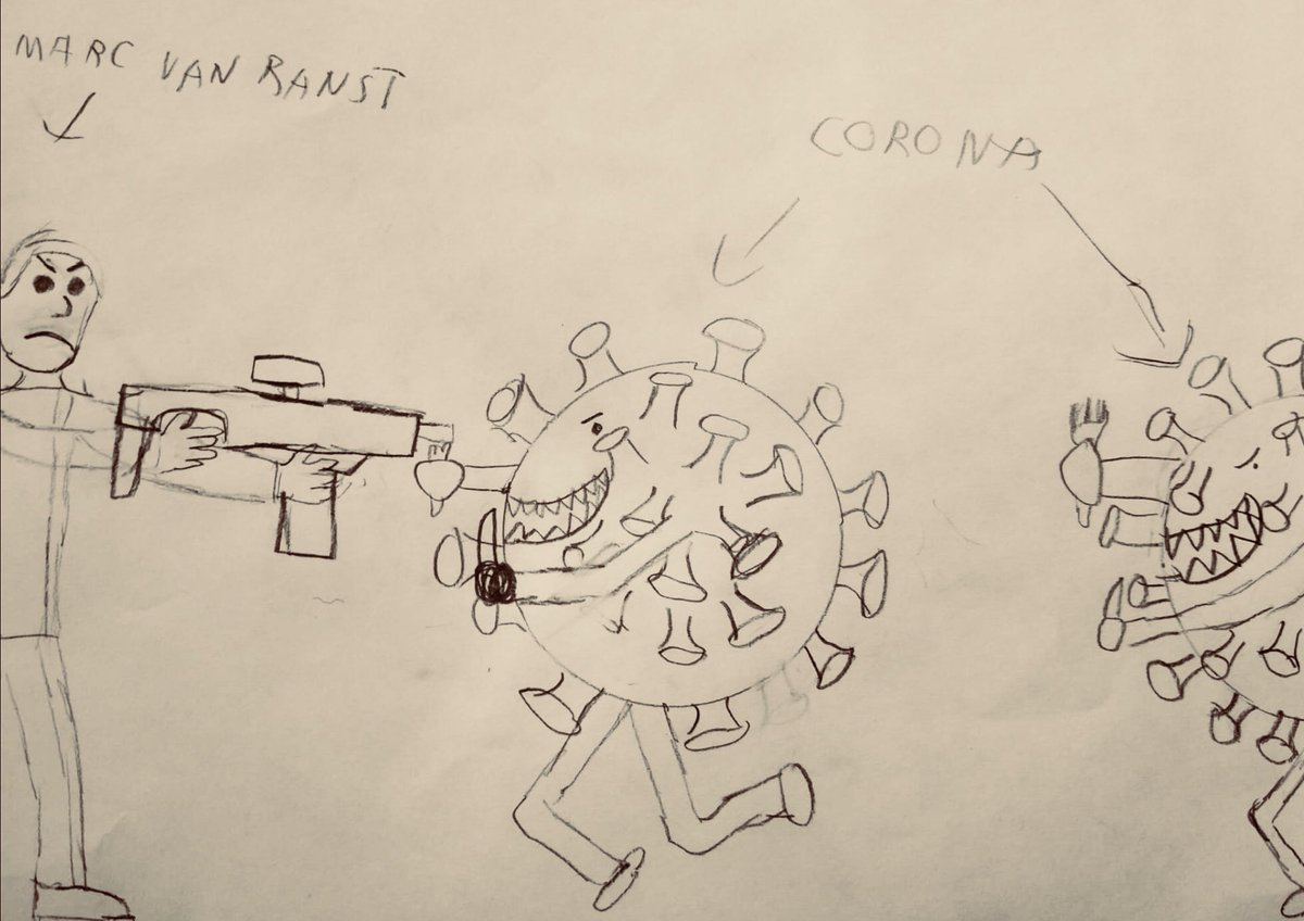 vanranstmarc's tweet image. Thor (12 jaar) doet mee aan de strijd tegen coronavirussen!