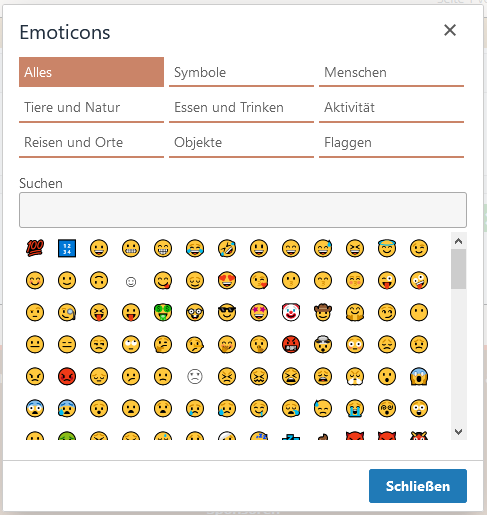 Seit dem letzten Update unseres Texteditors funktionieren nun auch Handy-Emojis in unserem Forum. 
#aniSearchFeatures