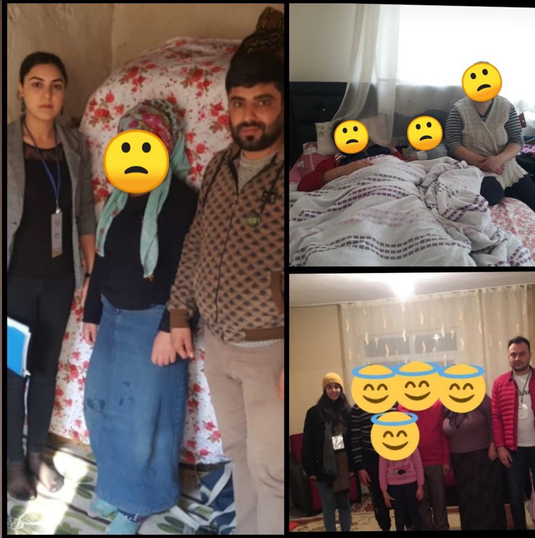 Aysel ablamız eşyasız bir evde yaşıyor. 5570₺
Osman abimizin evi yandı.Kendisi yüzde 44 engelli,geçtiği yeni evde  eşyaya ihtiyacı var. 3100₺
Bülent kardeşimiz işinden oldu çocuklar açıkta. 8 aylık kira lazım 10,400₺
Toplam 19.070₺
Kim ki bunları karşılar teşekkür edecem💚😊