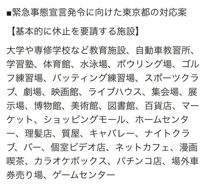 緊急 事態 宣言 ホームセンター