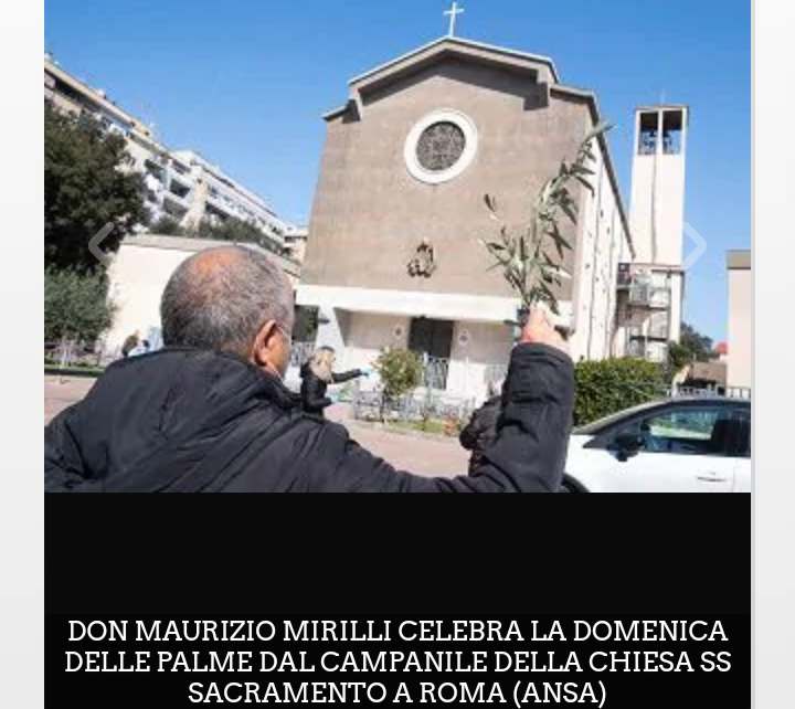 gesumidice's tweet photo. Roma, celebra la Messa sul campanile della chiesa. La polizia disperde i fedeli sul sagrato – Photogallery – Rai News https://t.co/84UQC8L000 https://t.co/OYcnByMY5h