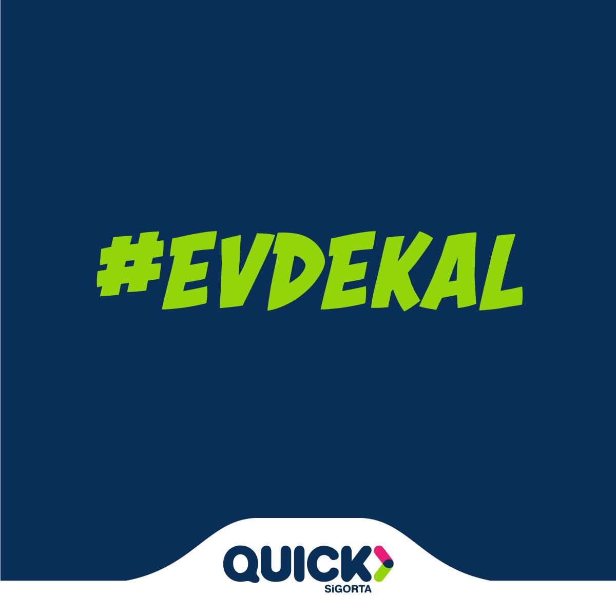 Sevdiklerimiz için, Dünya'mız için, insanlık için; #EvdeKal! 
#EvdeKalTürkiye
#Hizmetinizdeyiz
 #QuickSigorta
#SelçukYiğitSigorta
#Kadirli #Osmaniye