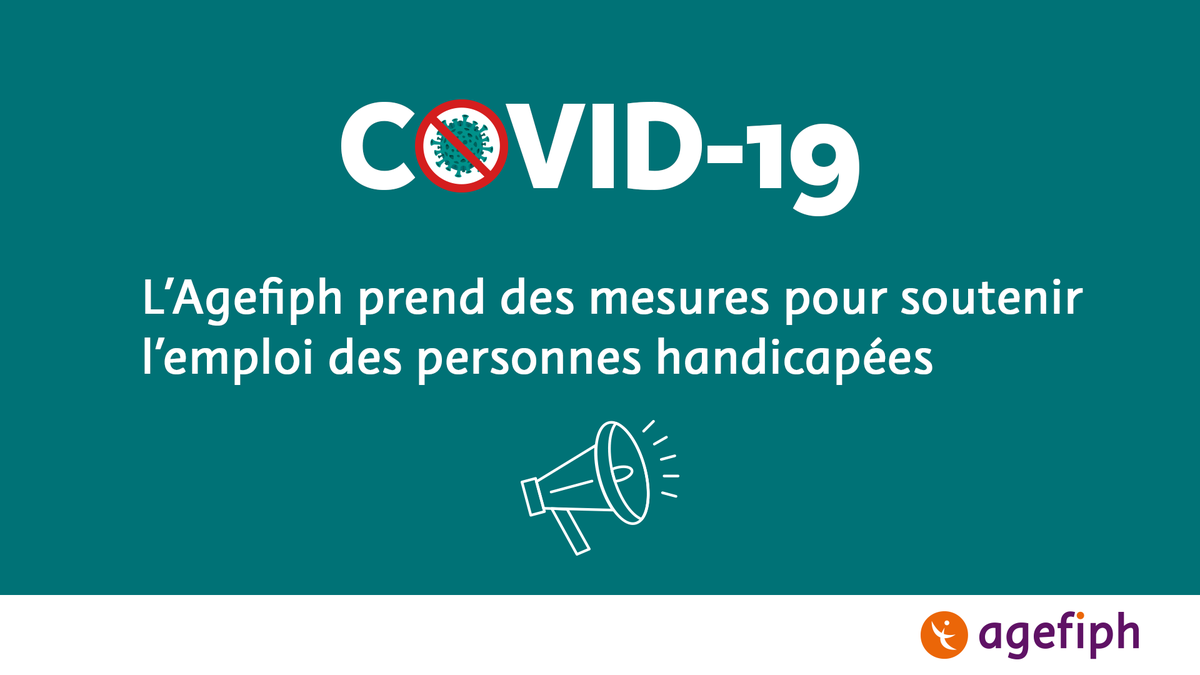 #COVID19 : L' <a href="/Agefiph_/">Agefiph</a> prend des mesures pour : 

✅Maintenir les personnes handicapées en activités
✅Soutenir les entrepreneurs handicapés
✅Accompagner les employeurs
✅Simplifier l'instruction des demandes de services et d'aides financières

👉 bit.ly/2RglMkr