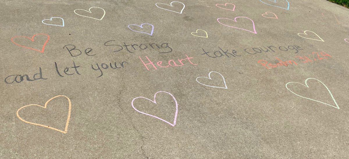 A couple more pictures from #challyourwalk! Thanks <a href="/CentralCan/">Central Affairs</a> and @RoweKelli !

We loved seeing all the love spread this weekend! Even if you didn’t get to do it yet- it’s never too late! Share some joy with a little sidewalk chalk :)