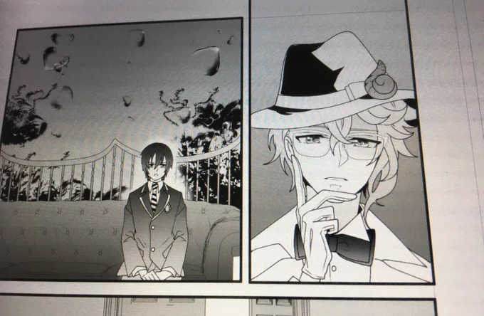 オクタヴィと捏造監督生の夢漫画を書こうとしてモストロラウンジの資料皆無で詰んでるやつです 