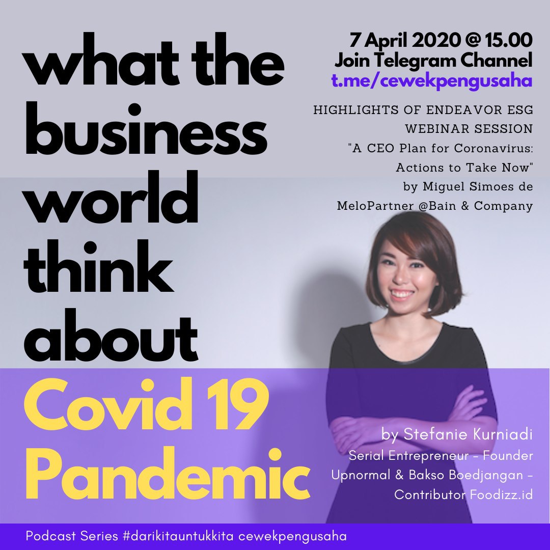 Kroscek apa yang kita lakukan sudah sejalan/ masih ada yang kurang terhadap standar yang dilakukan perusahaan Global. Dengerin podcast lengkapnya dengan Join t.me/cewekpengusaha