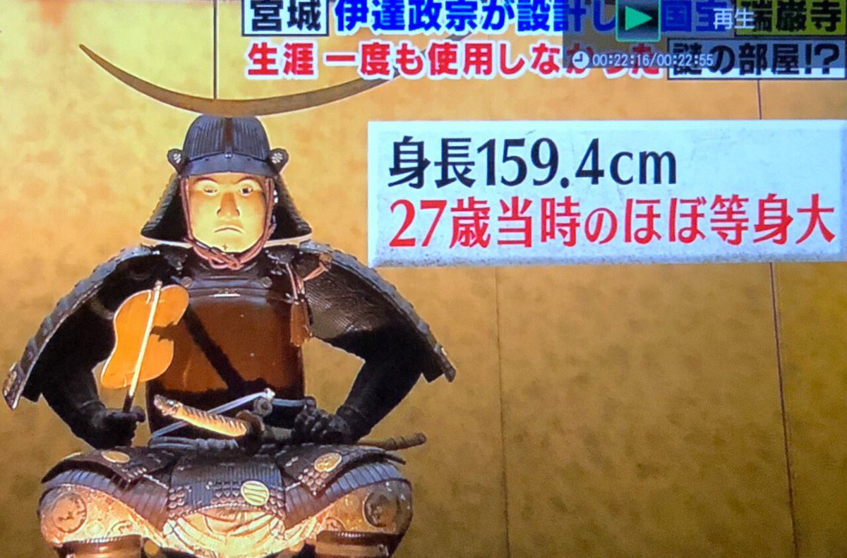 伊達 政宗 身長から165を引いて残った数だけ文字が打てる