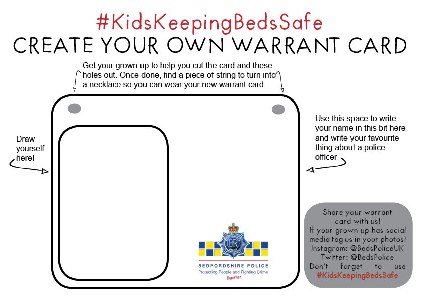 bedspolice's tweet photo. 🎥 Did you watch our first #KidsKeepingBedsSafe video this morning? 

We’ll also be sharing a range of fun and educational activities on our website, to help keep your little ones entertained while teaching them all about the police 🚔 

Find out more: https://t.co/PICDhSfpEd https://t.co/gpq1bGFHPm