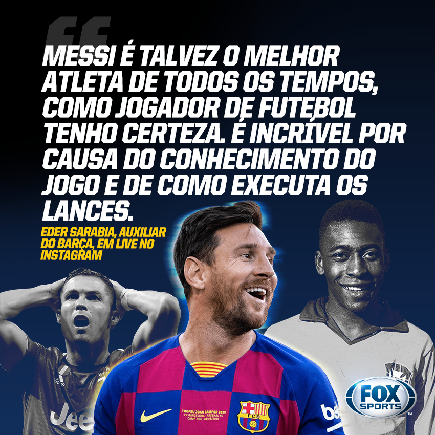 Messi vai ser (ou já é?) o melhor jogador de todos os tempos