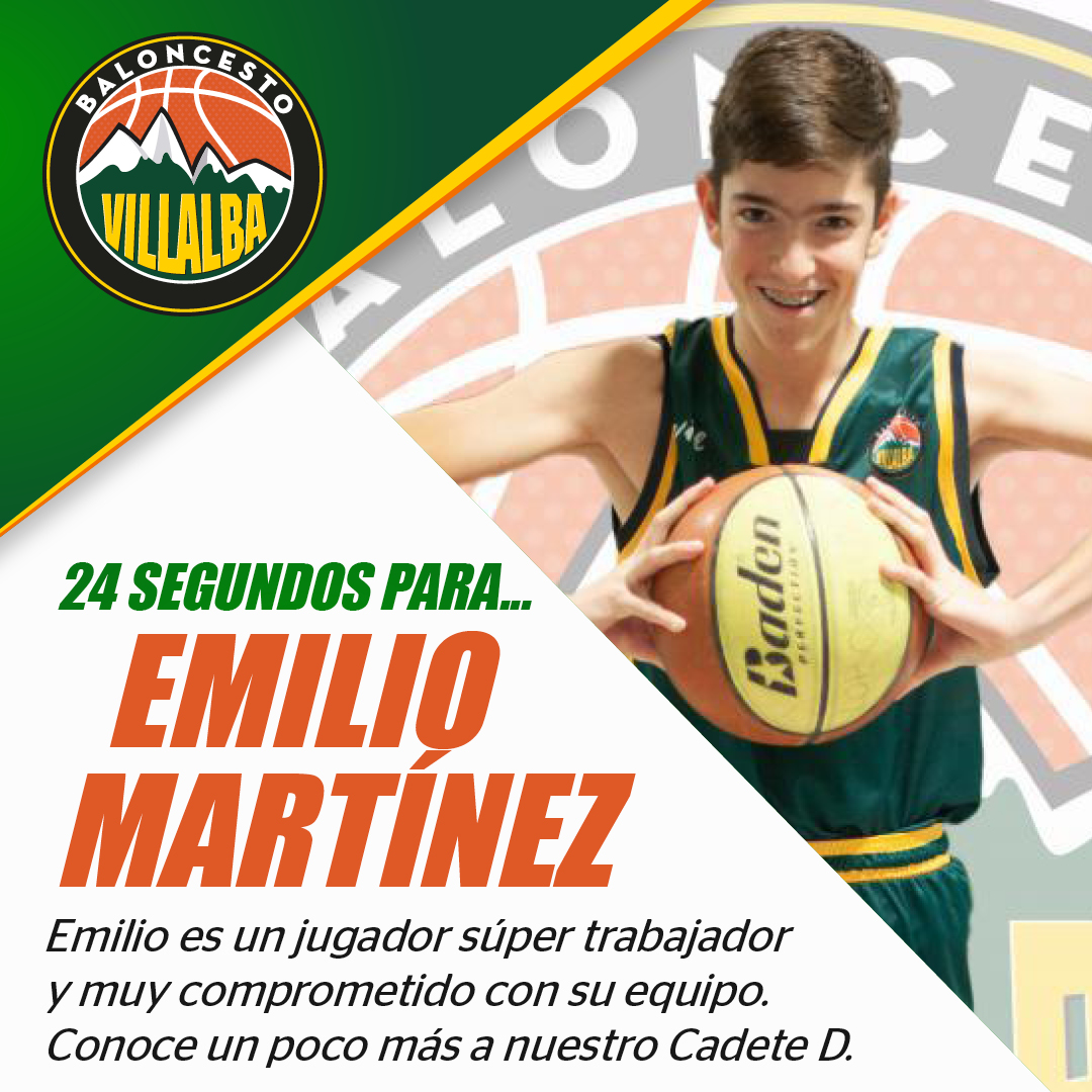 Nuestros 24 Segundos de hoy son para... Emilio Martinez del Cadete D. Entrevista en la web, pincha el enlace

ubvillalba.com/content/24-seg…