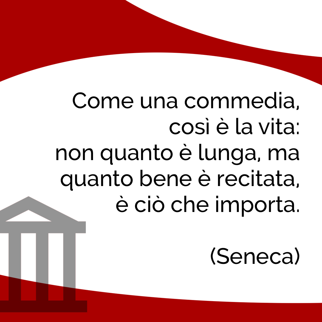 filosofarti's tweet photo. Come una commedia, così è la vita: non quanto è lunga, ma quanto bene è recitata, è ciò che importa. (Seneca) #seneca #vita #filosofia #filosofarti https://t.co/x7v5K2kIUU