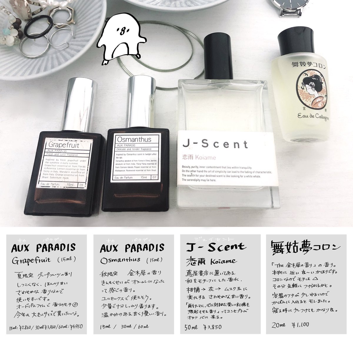 うえの Auf Twitter おすすめ香水についてﾏｼｭﾏﾛ頂いたので大好きなものまとめました キツすぎない爽やかに甘い香りが好きな方にぜひおすすめです T Co Pir4soc5rh Twitter