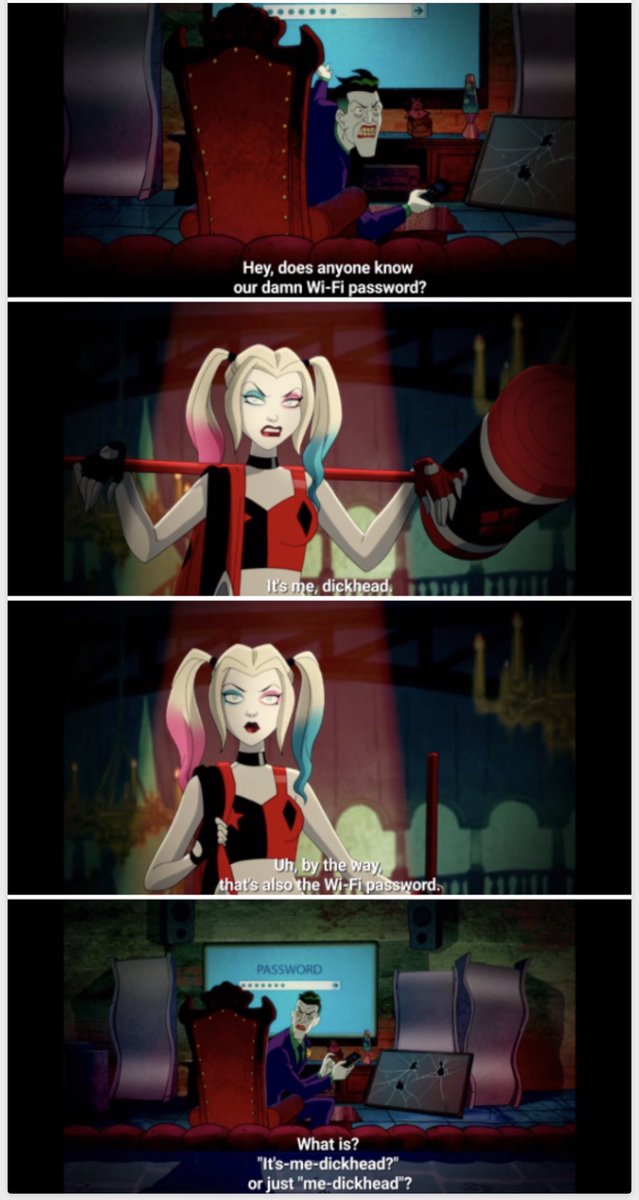 JuanCPineda's tweet image. #QuarantineCartoons I am digging the Harley Quinn ⁦@DCUHarleyQuinn⁩ animated series on the DC Universe app...I get a real “The Venture Bros.” vibe from it, Having said that, THIS IS NOT A CARTOON FOR KIDS!! (F-bombs and graphic violence)