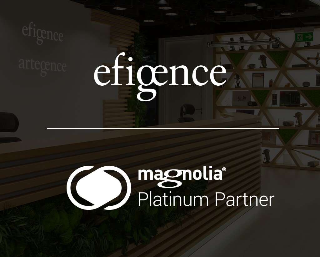 Great news! We gained the prestigious Platinum Partner title of Magnolia CMS – the leading global content management provider. This is the highest-ranking category reserved for a few premium brands. More info: lnkd.in/gZNUe76