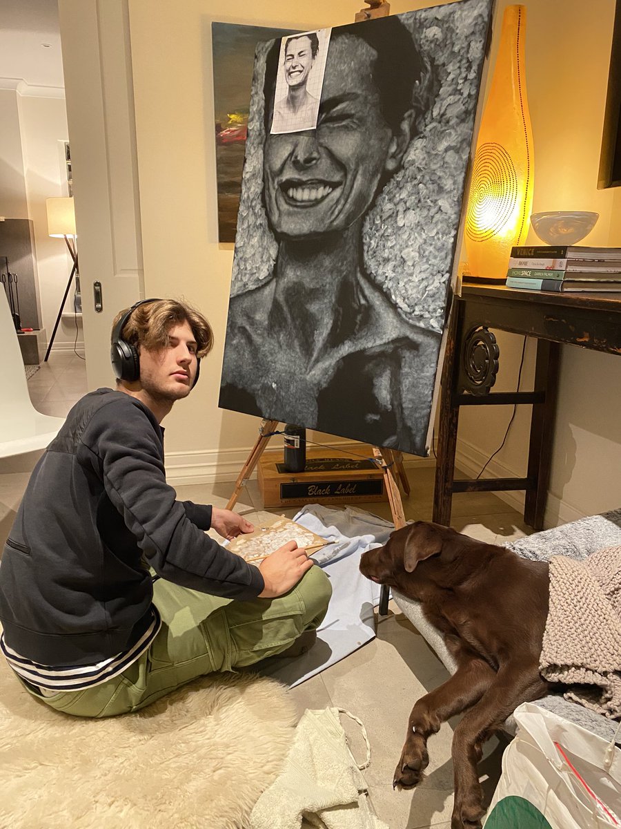 Keeping busy during quarantine #isoart <a href="/WhitefriarsColl/">Whitefriars College</a> #artcaptain