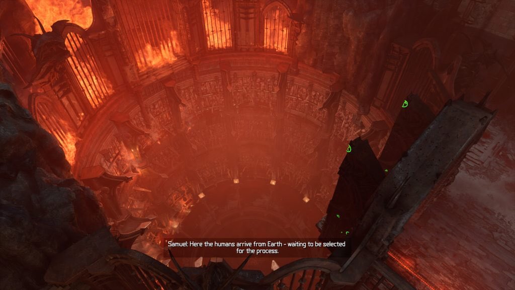Doom Eternal has shown me something far better, that fits closer to the arcanepunk science-fantasy setting I’m going for. A system of interdimensional colonialism and corporate mass genocide, engineered to feed a relative few untenably gluttonous deities.