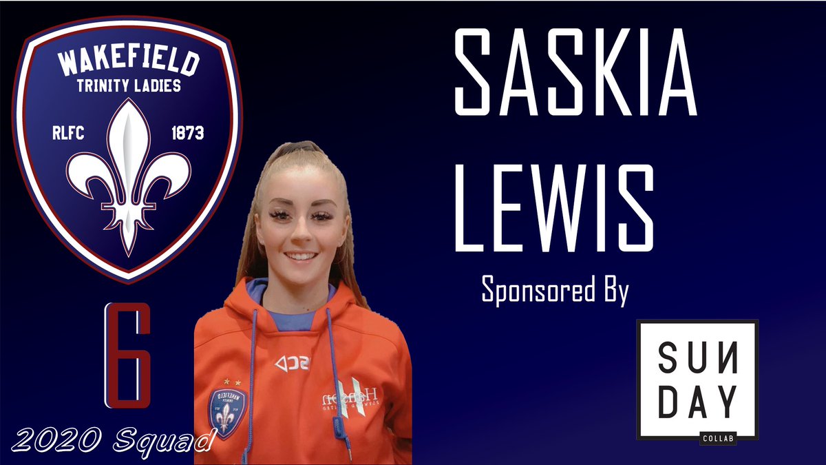 Wakefield Trinity Ladies RL (@wtlrl) on Twitter photo 📣 Squad Announcement
🏉 Number 6
👤 Saskia Lewis
🤝 Sponsored by <a href="/sundaycollab/">Sundaycollab</a>
📚Been her 5th season we’ve watch Saskia’s Talent & skills grow every year moving to stand off this season, She also plays union at uni and been called up for the England students 📣 Squad Announcement
🏉 Number 6
👤 Saskia Lewis
🤝 Sponsored by <a href="/sundaycollab/">Sundaycollab</a>
📚Been her 5th season we’ve watch Saskia’s Talent & skills grow every year moving to stand off this season, She also plays union at uni and been called up for the England students