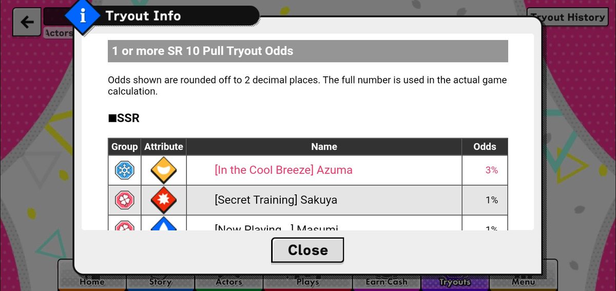 For A3, you can see a difference in SSR drop rate from when you do a solo pull vs. a 10-pullOn the current Summer Wind banner:Solo pull: SSR Azuma is on rate-up with 1.0% while all other SSRs are at 0.15%10-pull: SSR Azuma is at 3% while all other SSRs are at 1%
