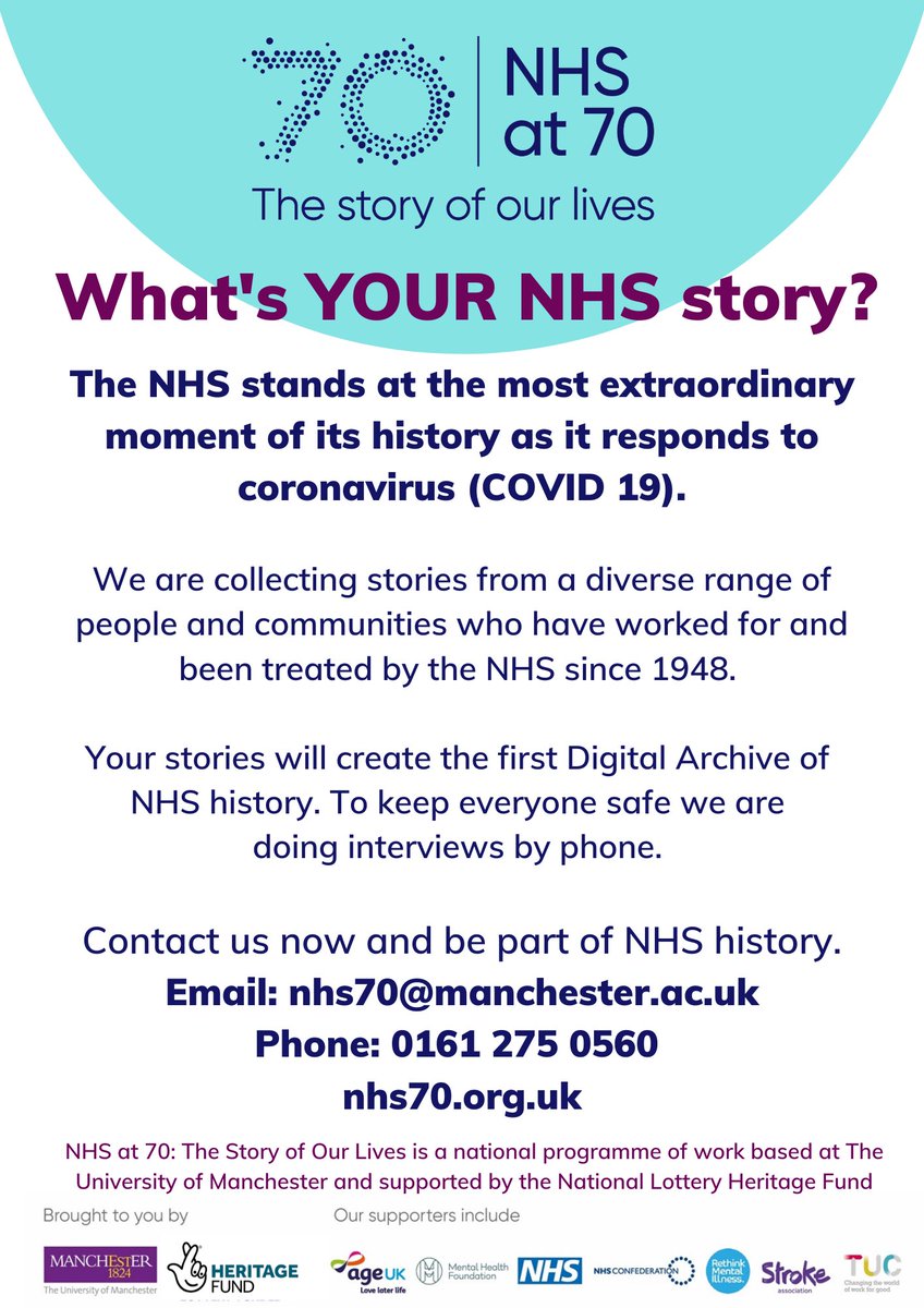Mike_Thorpe_'s tweet image. On 6/4/2018, the fantastic Jane @janehampson4 interviewed me for @NHSat70, today due to #COVIDー19 we did it again as life has changed so much. It&apos;s so important to capture the views of so many of us to be kept for posterity. If you get a chance, do it! 👍😊