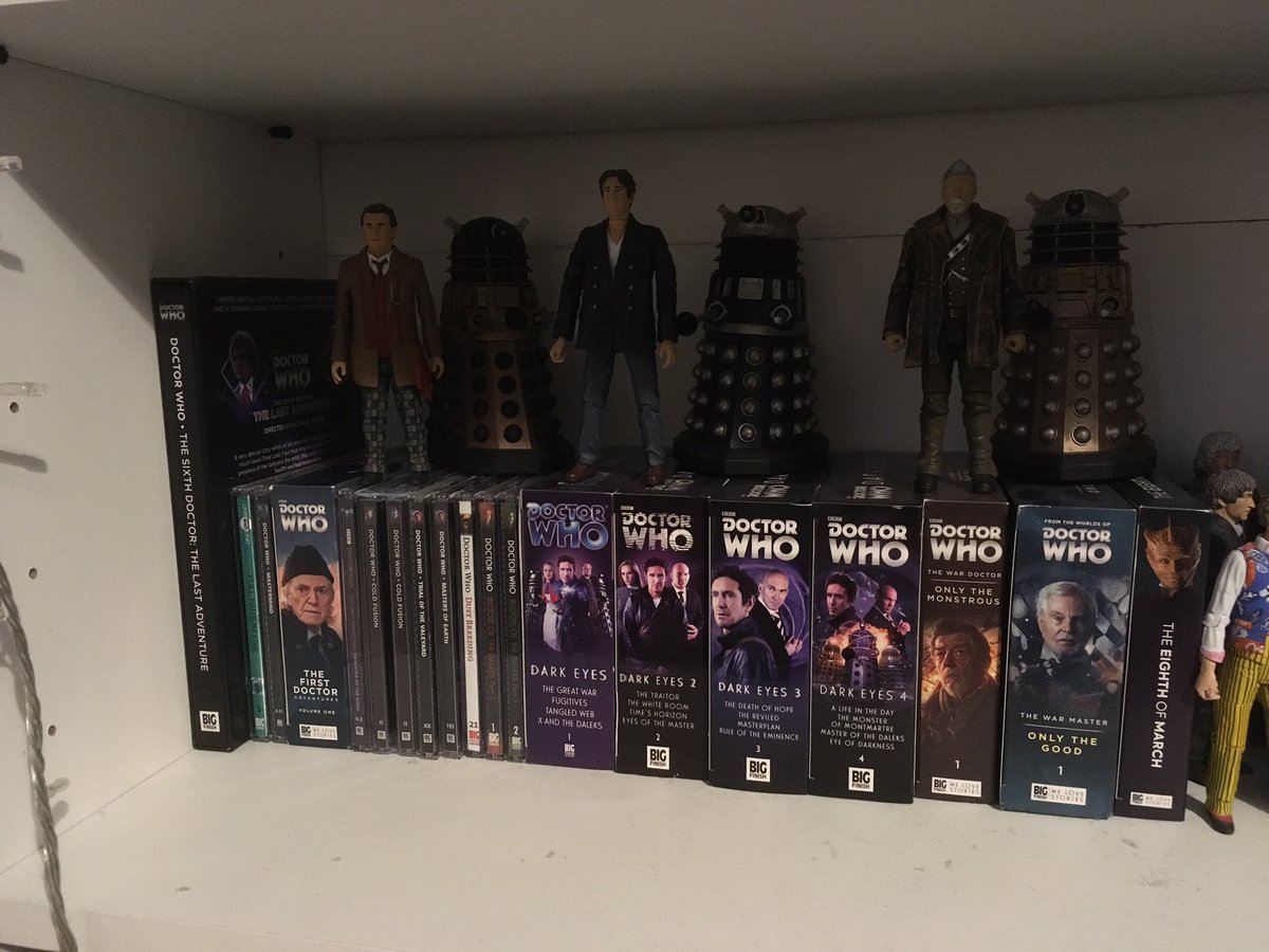 Here is my  @bigfinish collection post Birthday livestream!Thank you so much to everyone who got time these amazing gifts!There’s a few I’ve not heard so I’m looking forward to them!