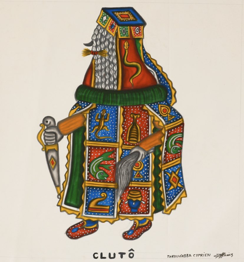 McZinsou's tweet photo. @doctroptard @quaibranly @nikosaliagas @bastianellijero @janviertoscan @anece @ThomasAillagon @FondationZinsou @Abomeyvillemuse @BeninTweets Quelques #egungun d’artistes... #LéonceAgbodjelou (Porto Novo), #CyprienTokoudagba (Abomey) #JeremyDemester (Ouidah) https://t.co/IRV3ILp2s5