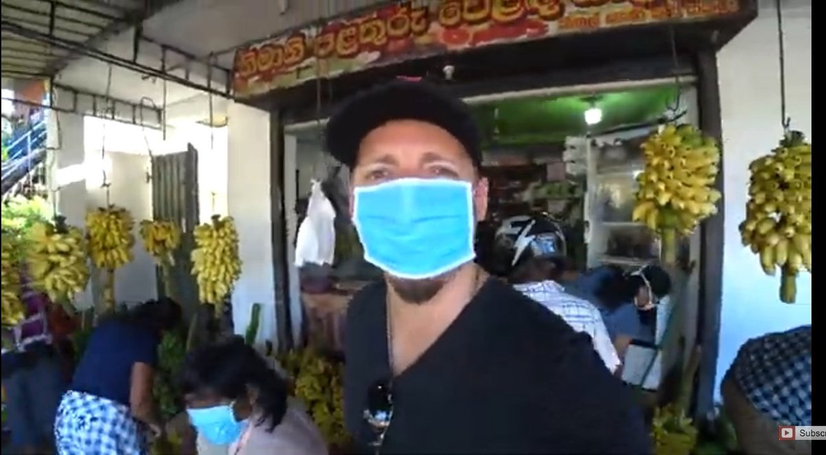 SriLankaTweet's tweet photo. Popular Youtuber Harald Baldr is in Sri Lanka and doing shopping during curfew break in Hikkaduwa. He is searching "Kasippu" the local illicit liquor 😂 
Video 👇
 https://t.co/oWSniwukPJ 
#LKA #SriLanka #CoronaVirus #COVID19 https://t.co/kUlZ3lzj0E